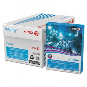 Xerox 3R06296 Vitality 30% Recycled Multipurpose Printer Paper, 8 1/2 x 11, White, 500 Sheets
