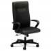 HON IE102SS11 Ignition Series Executive High-Back Chair, Black Leather Upholstery