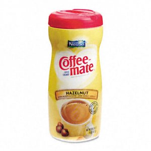 Coffee-mate 12345 Hazelnut Creamer Powder, 15-oz Plastic Bottle