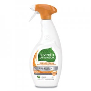 Seventh Generation SEV22810CT Botanical Disinfecting Multi-Surface Cleaner, 26 oz Spray Bottle, 8/Carton