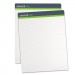 Universal UNV45602 Renewable Resource Sugarcane Based Easel Pads, 27 x 34, White, 50 Sheets, 2/Carton