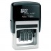 COSCO 2000PLUS COS010129 Economy Dater, Self-Inking, Black