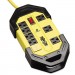 Tripp Lite TLM812SA Safety Surge Suppressor, 8 Outlets, 12 ft Cord, 1500 Joules, Yellow/Black, OSHA