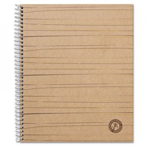 Universal UNV66208 Deluxe Sugarcane Based Notebooks, 1 Subject, Medium/College Rule, Brown Cover, 11 x 8.5, 100 Sheets