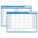 At-A-Glance AAGPM33328 30/60-Day Undated Horizontal Erasable Wall Planner, 48 x 32, White/Blue
