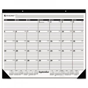 At-A-Glance AAGSK241600 Ruled Desk Pad, 22 x 17, 2016-2017
