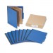 ACCO 15663 ColorLife PRESSTEX Classification Folders, Letter, 6-Section, Dark Blue, 10/Box