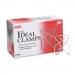 ACCO 72620 Ideal Clamps, Metal Wire, Small, 1 1/2", Silver, 50/Box