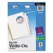 Avery 23078 Write & Erase Big Tab Paper Dividers, 8-Tab, Letter