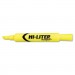 HI-LITER 24000 Desk Style Highlighter, Chisel Tip, Fluorescent Yellow Ink, Dozen