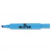 HI-LITER 24016 Desk Style Highlighter, Chisel Tip, Fluorescent Blue Ink, Dozen