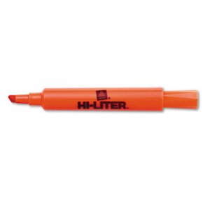 HI-LITER 24050 Desk Style Highlighter, Chisel Tip, Fluorescent Orange Ink, Dozen