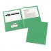 Avery 47987 Two-Pocket Folder, 20-Sheet Capacity, Green, 25/Box