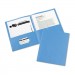 Avery 47986 Two-Pocket Folder, 20-Sheet Capacity, Light Blue, 25/Box