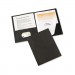Avery 47978 Two-Pocket Folder, Prong Fastener, Letter, 1/2" Capacity, Black, 25/Box