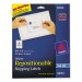 Avery 58164 Repositionable Shipping Labels, Inkjet, 3 1/3 x 4, White, 150/Box