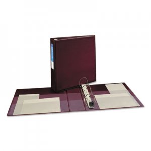 Avery 79362 Heavy-Duty Binder with One Touch EZD Rings, 11 x 8 1/2, 2" Capacity, Maroon