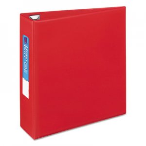 Avery 79583 Heavy-Duty Binder with One Touch EZD Rings, 11 x 8 1/2, 3" Capacity, Red