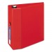 Avery 79586 Heavy-Duty Binder with One Touch EZD Rings, 11 x 8 1/2, 5" Capacity, Red