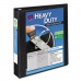 Avery 79695 Heavy-Duty View Binder w/Locking 1-Touch EZD Rings, 1 1/2" Cap, Black