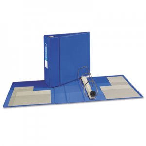 Avery 79884 Heavy-Duty Binder with One Touch EZD Rings, 11 x 8 1/2, 4" Capacity, Blue