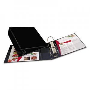 Avery 79983 Heavy-Duty Binder with One Touch EZD Rings, 11 x 8 1/2, 3" Capacity, Black