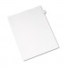 Avery 82166 Allstate-Style Legal Exhibit Side Tab Divider, Title: D, Letter, White, 25/Pack