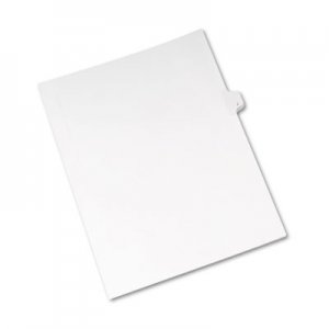 Avery 82172 Allstate-Style Legal Exhibit Side Tab Divider, Title: J, Letter, White, 25/Pack