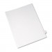 Avery 82186 Allstate-Style Legal Exhibit Side Tab Divider, Title: X, Letter, White, 25/Pack