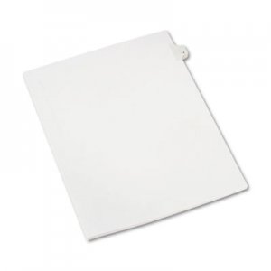 Avery 82202 Allstate-Style Legal Exhibit Side Tab Divider, Title: 4, Letter, White, 25/Pack