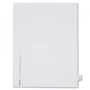 Avery 82201 Allstate-Style Legal Exhibit Side Tab Divider, Title: 3, Letter, White, 25/Pack