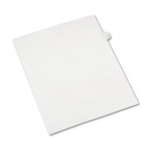 Avery 82205 Allstate-Style Legal Exhibit Side Tab Divider, Title: 7, Letter, White, 25/Pack