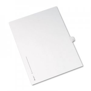 Avery 82209 Allstate-Style Legal Exhibit Side Tab Divider, Title: 11, Letter, White, 25/Pack