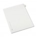 Avery 82222 Allstate-Style Legal Exhibit Side Tab Divider, Title: 24, Letter, White, 25/Pack