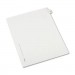 Avery 82222 Allstate-Style Legal Exhibit Side Tab Divider, Title: 24, Letter, White, 25/Pack