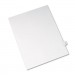 Avery 82219 Allstate-Style Legal Exhibit Side Tab Divider, Title: 21, Letter, White, 25/Pack