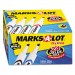 Marks-A-Lot 98188 Desk Style Dry Erase Marker, Chisel Tip, Assorted, 24/Pack