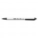 BIC BICCSM11BK Clic Stic Ballpoint Retractable Pen, Black Ink, 1mm, Medium, Dozen