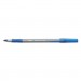 BIC BICGSFG11BE Round Stic Grip Xtra Comfort Ballpoint Pen, Blue Ink, .8mm, Fine, Dozen