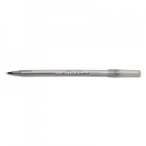 BIC BICGSM11BK Round Stic Xtra Precision & Xtra Life Ballpoint Pen, Black Ink, 1mm, Medium, DZ