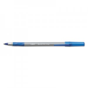 BIC BICGSMG11BE Round Stic Grip Xtra Comfort Ballpoint Pen, Blue Ink, 1.2mm, Medium, Dozen