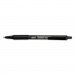 BIC BICSCSF11BK Soft Feel Ballpoint Retractable Pen, Black Ink, .8mm, Fine, Dozen