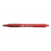BIC BICSCSM11RD Soft Feel Ballpoint Retractable Pen, Red Ink, 1mm, Medium, Dozen