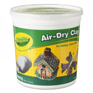 Crayola CYO575055 Air-Dry Clay, White, 5 lbs