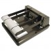 Bostitch 03200 160-Sheet Capacity Xtreme Duty Adjustable Hole Punch, Antimicrobial, BK/Silver