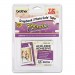 Brother P-Touch TZEAF231 TZ Photo-Safe Tape Cartridge for P-Touch Labelers, 1/2w, Black on White