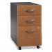 Bush WC72453SU Series C Collection Three-Drawer Mobile Pedestal (Assembled), Natural Cherry