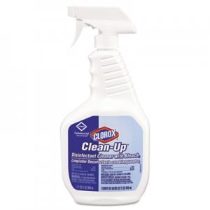 Clorox 35417CT Clean-Up Disinfectant Cleaner with Bleach, 32oz Smart Tube Spray, 9/Carton