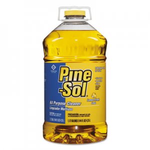 Pine-Sol 35419CT All-Purpose Cleaner, Lemon, 144 oz, 3 Bottles/Carton