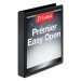 Cardinal 10301 Easy-Open ClearVue Extra-Wide Locking Slant-D Binder, 1" Cap, 11 x 8 1/2, Black